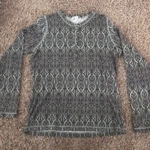 CAbi Printed Long Sleeve